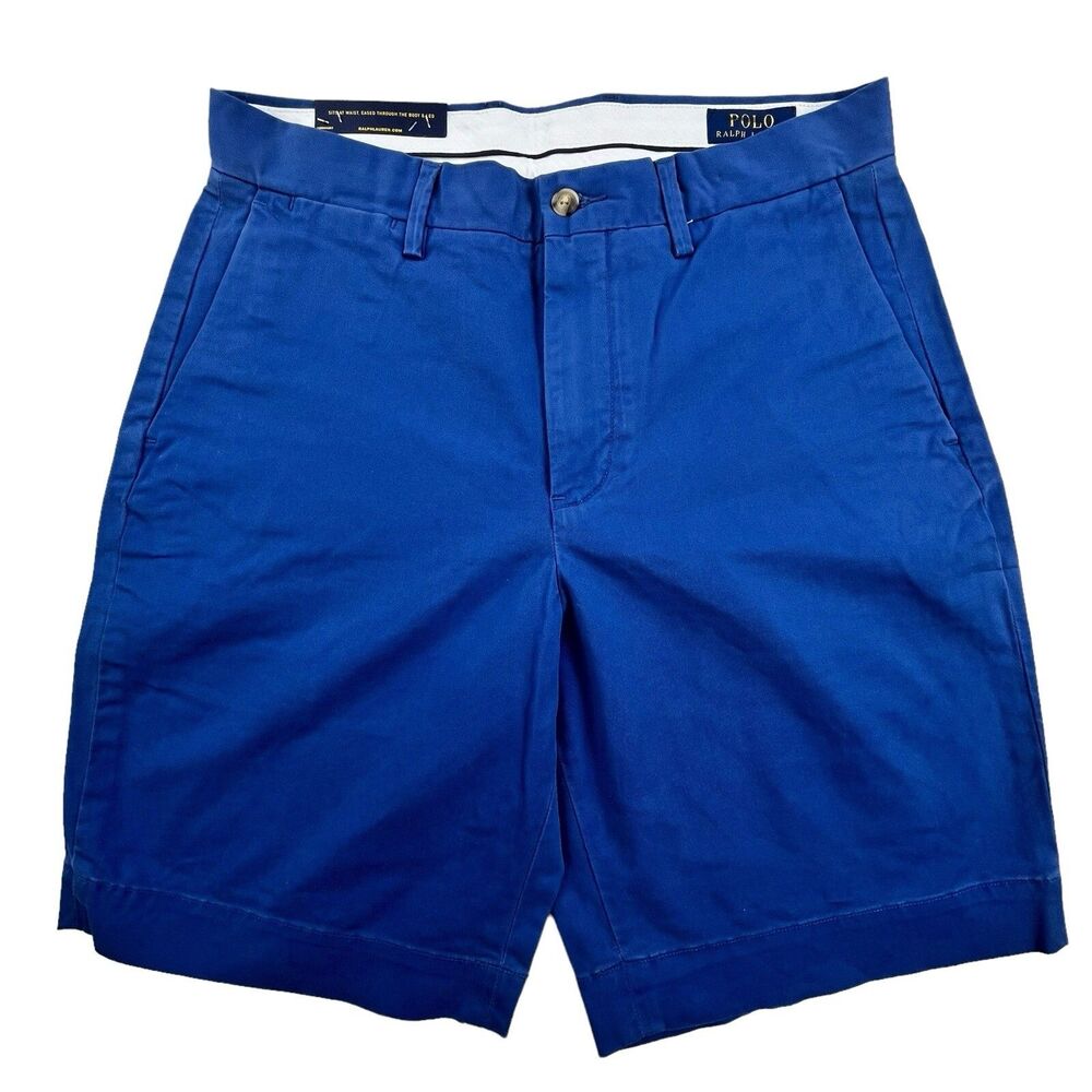 Polo Ralph Lauren Shorts Men’s Size 29 x 9” Inseam Blue Stretch Classic Fit NEW